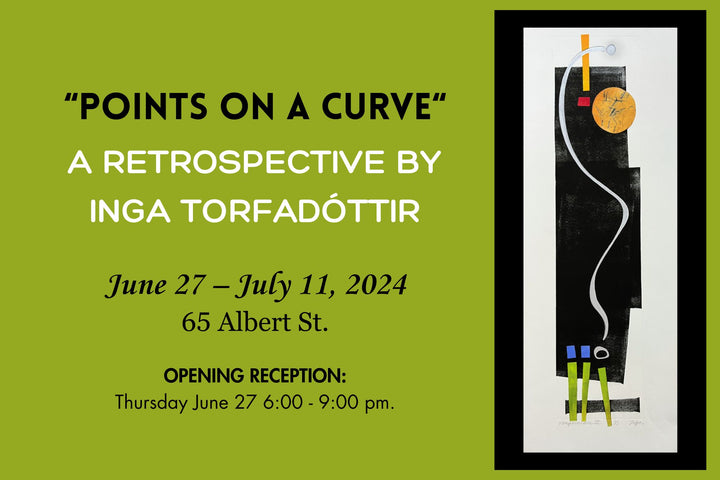 Points On A Curve - A Retrospective by Inga Torfadottire
