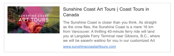 Sunshine Coast Art Tours  -  Featuring Ann-Marie Brown