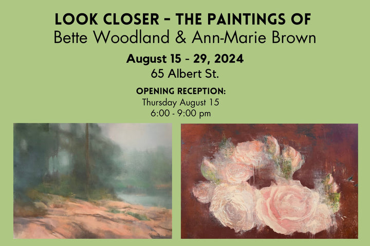 Look Closer - The Paintings of Bette Woodland & Ann-Marie Brown