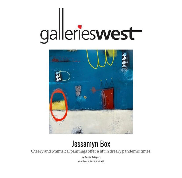 Galleries West Article on 