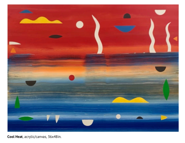 Exploring Colour: New Paintings by John King – Soul Gallery Inc