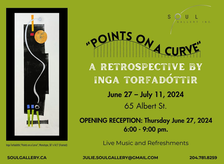 Points On A Curve - A Retrospective by Inga Torfadottire