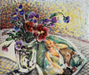 Pansies with Modigliani