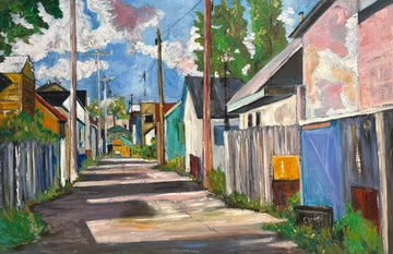 Back Alley In Winnipeg