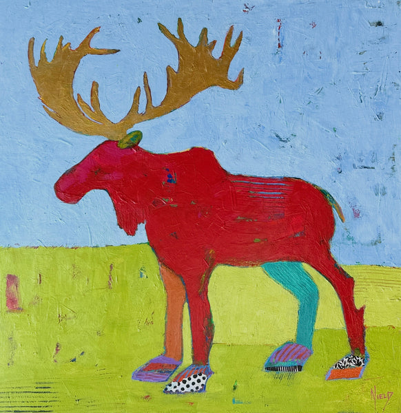Red Moose on the Loose