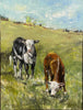 Grazing Calves