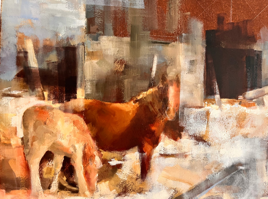 Study for Winter Horses