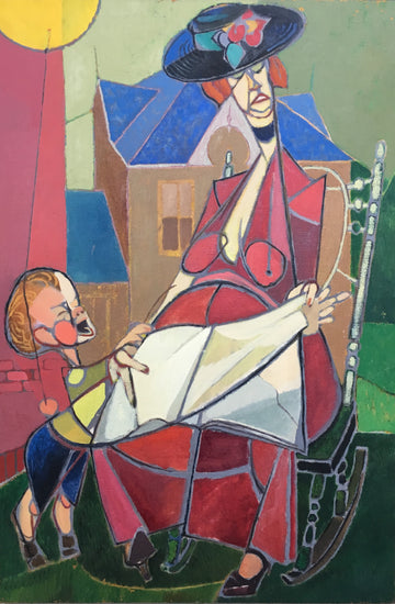 Mother and Child Reading <br>(RB-304)