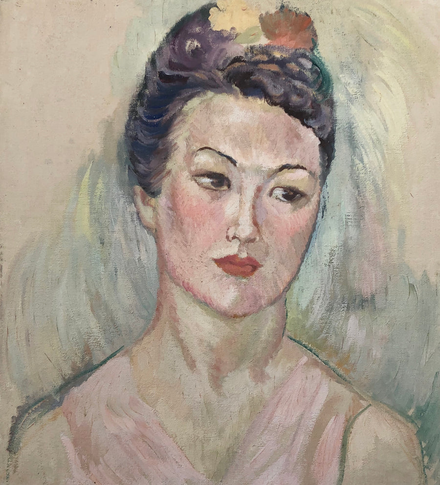 Lady with the Flower in Her Hair  C.1940